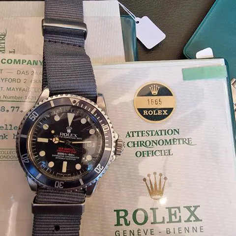 Rolex Sea-Dweller 1665 40mm Stainless steel Black