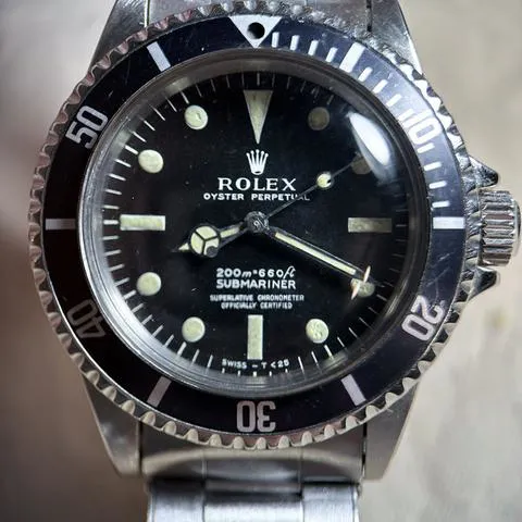 Rolex Submariner 5512 40mm Steel Black