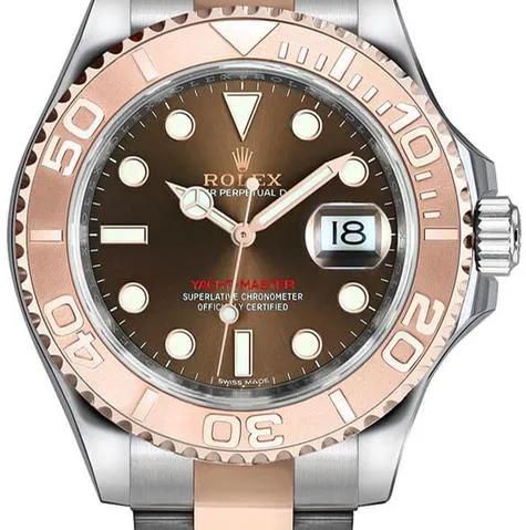 Rolex Yacht-Master 116621-0001 40mm Stainless steel Brown