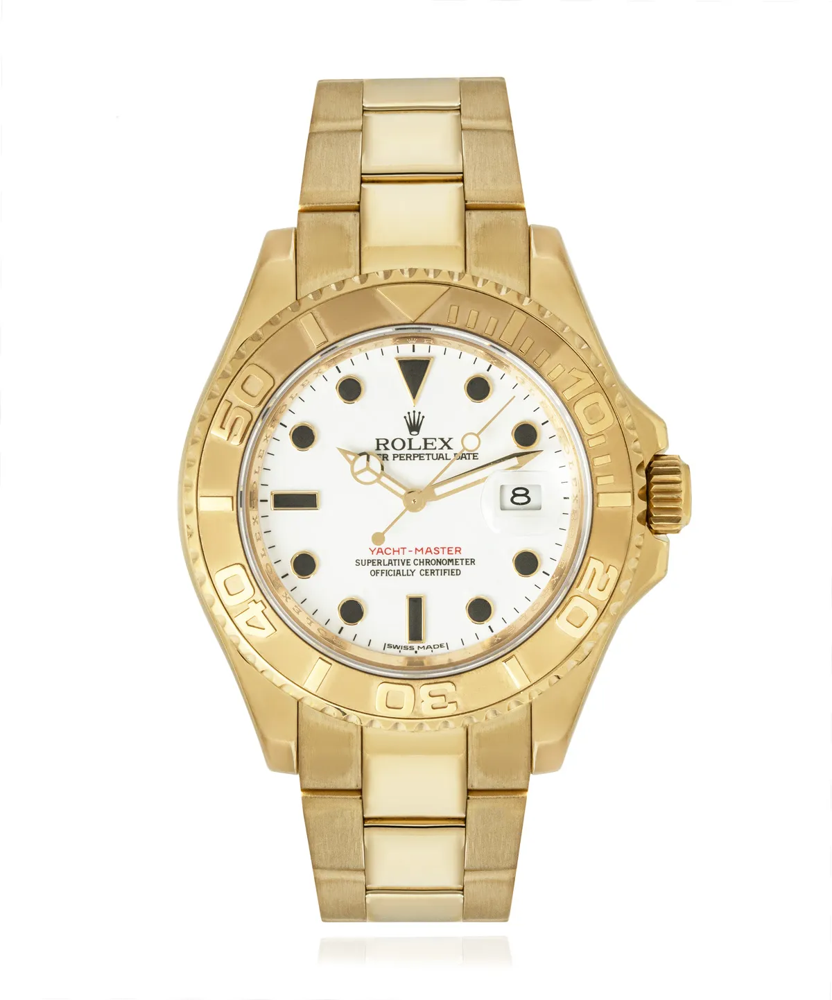 Rolex Yacht-Master 40 16628B 40mm Yellow gold White