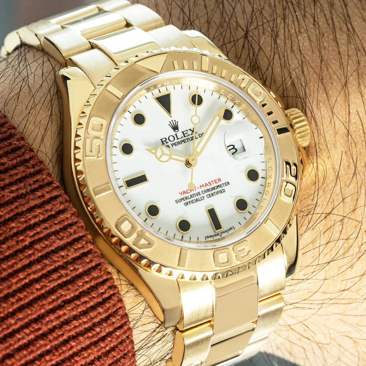 Rolex Yacht-Master 40 16628B 40mm Yellow gold White 5