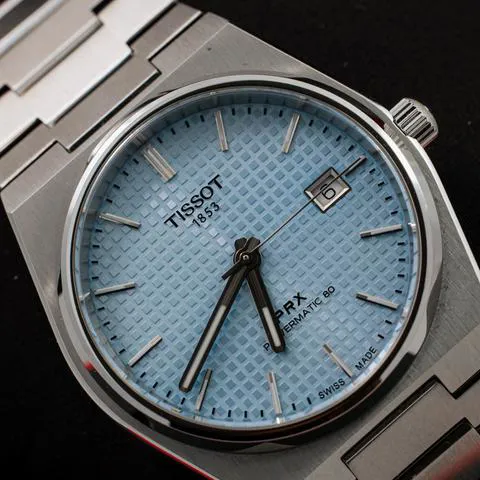 Tissot PRX T137.407.11.351.00 40mm Stainless steel Ice blue