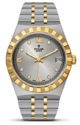 Tudor Royal M28603-0002 41mm Yellow gold and Stainless steel Silver 8