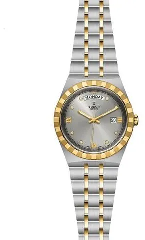 Tudor Royal M28603-0002 41mm Yellow gold and Stainless steel Silver 2