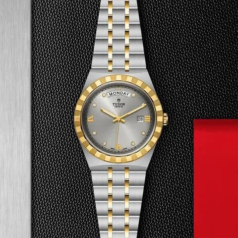 Tudor Royal M28603-0002 41mm Yellow gold and Stainless steel Silver 3