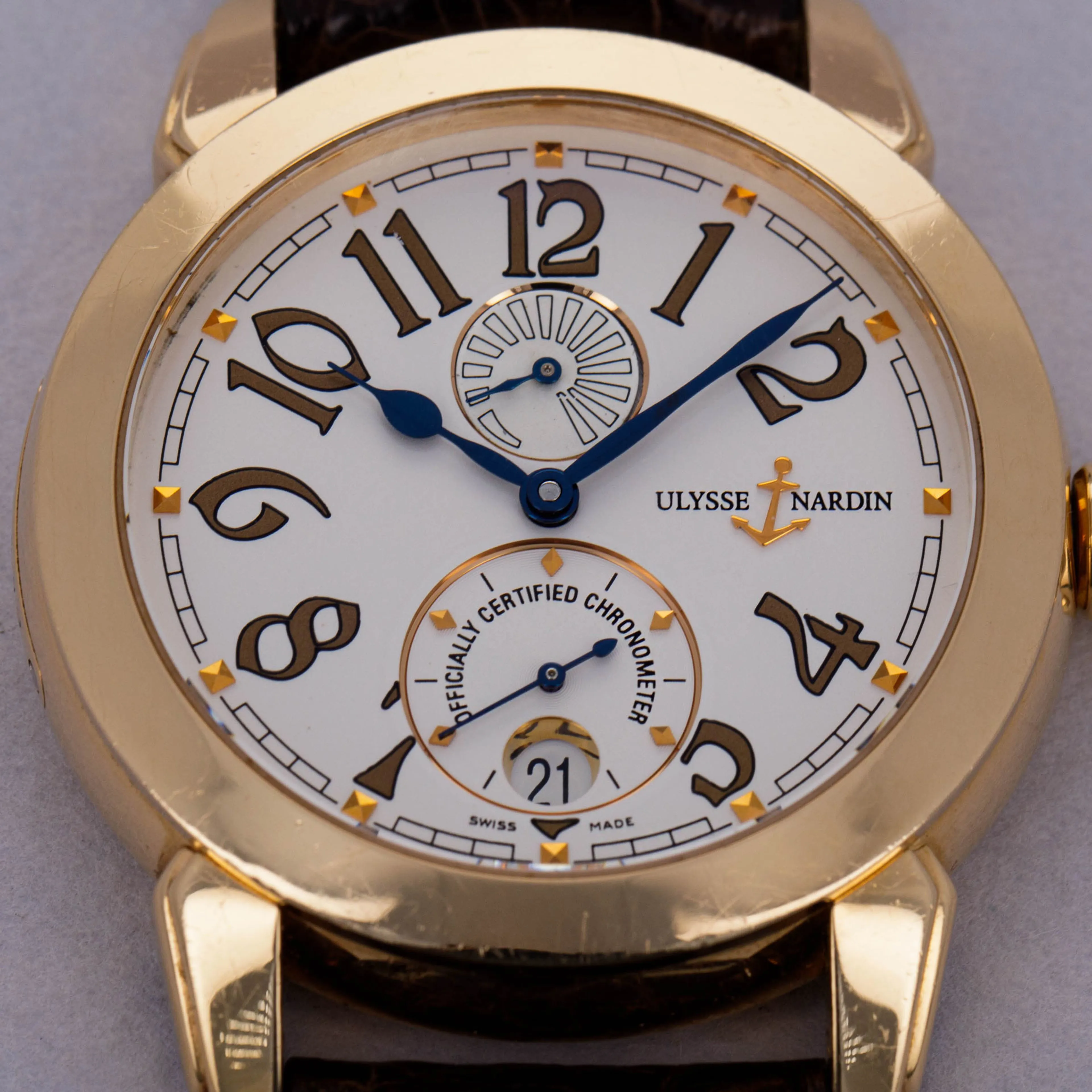 Ulysse Nardin Michelangelo 276-88 39mm Rose gold White 11