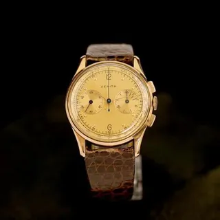 Zenith Chronograph 37mm Rose gold Golden