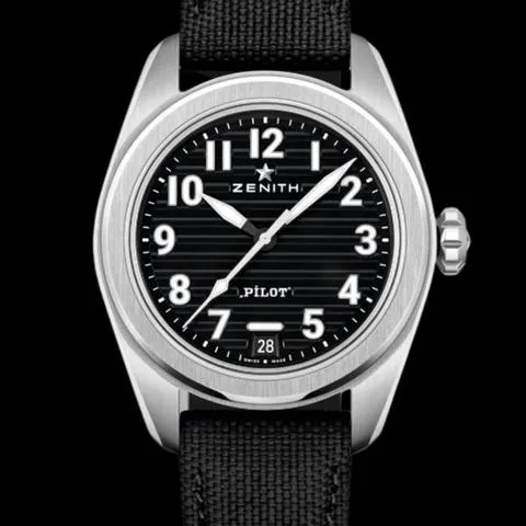 Zenith Pilot 03.4000.3620/21.I001 40mm Stainless steel Black 1