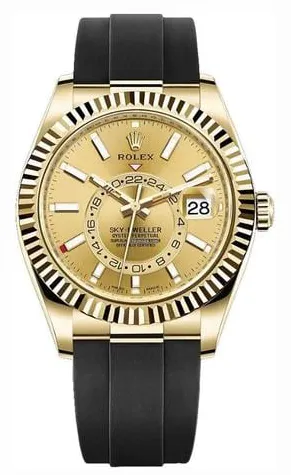 Rolex Sky-Dweller 326238 42mm Yellow gold Black