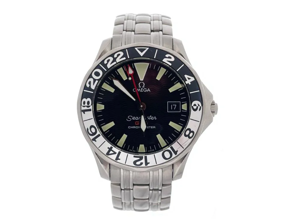 Omega Seamaster 300 GMT "50th Anniversary" 41.5mm Stainless steel Black