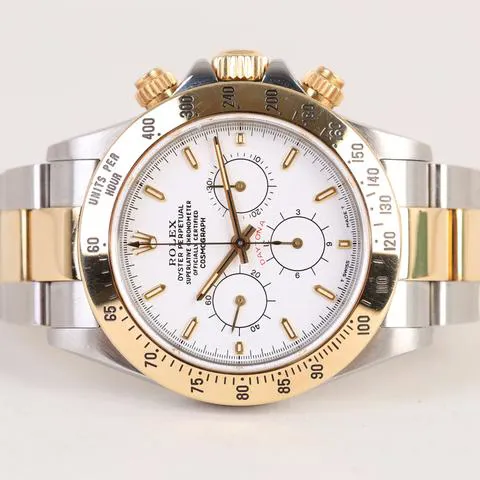 Rolex Daytona 16523 40mm Yellow gold and Stainless steel White