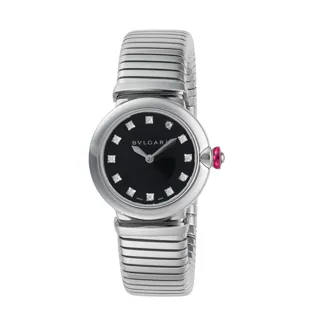 Bulgari Lucea LU28S Stainless steel Black