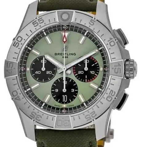 Breitling Avenger AB0147101L1X1 44mm Stainless steel Green