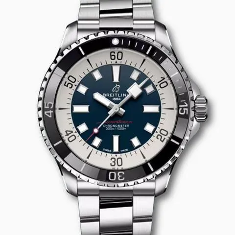 Breitling Superocean A17376211C1A1 44mm Stainless steel Blue