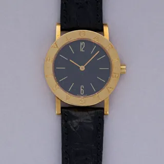 Bulgari Bulgari BB 33 GL Yellow gold Black