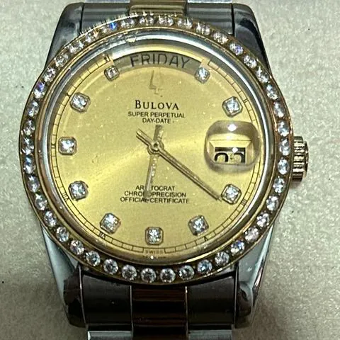 Bulova Precisionist 36mm Yellow gold and Stainless steel