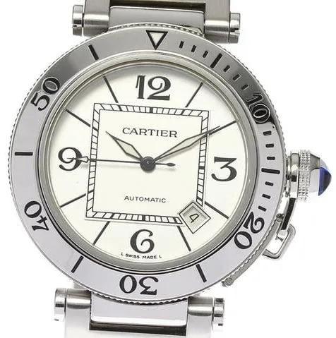 Cartier Pasha W31080M7 40mm Steel Silver