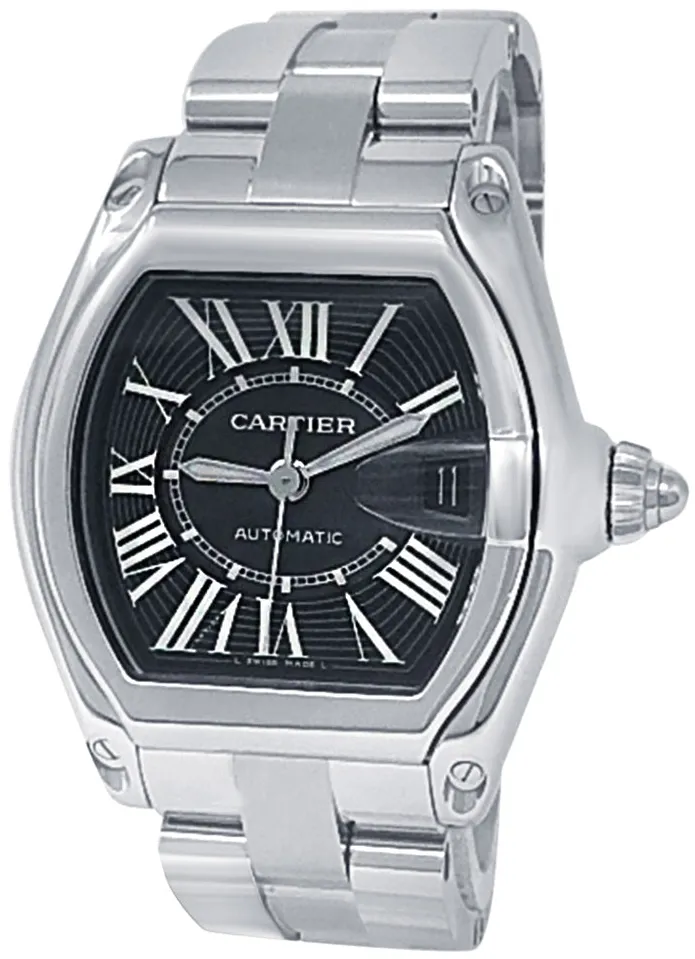 Cartier Roadster W62041V3 44mm Stainless steel Black