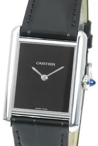 Cartier Tank WSTA0072 33mm Stainless steel Black