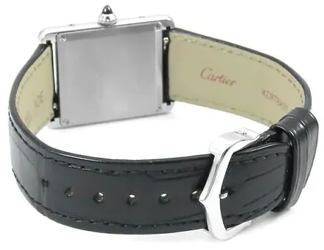 Cartier Tank WSTA0072 33mm Stainless steel Black 2