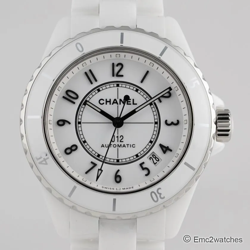 Chanel J12 H5700 38mm White ceramic White