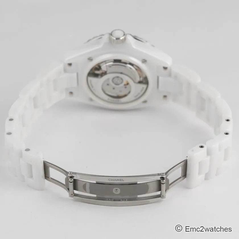 Chanel J12 H5700 38mm White ceramic White 1