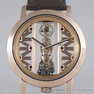 Corum Golden Bridge Rose gold Skeletonized