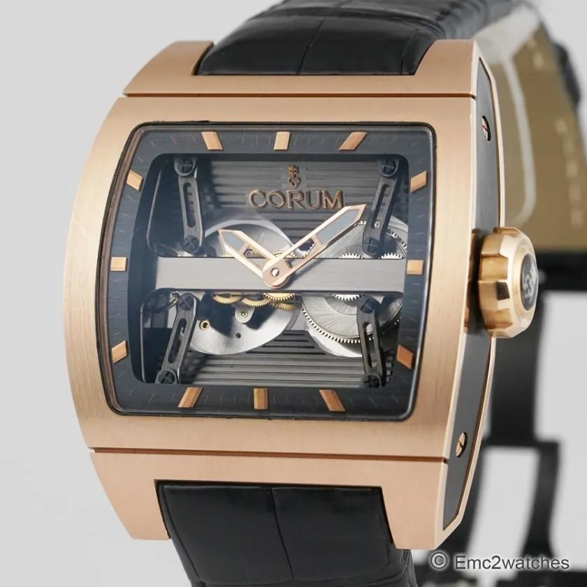 Corum Ti-Bridge 42.5mm Rose gold Skeleton