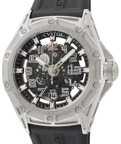 Cvstos CVR45-JET ST 45mm Stainless steel Skeletonized