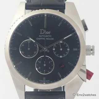 Dior Chiffre Rouge A02 Stainless steel Black