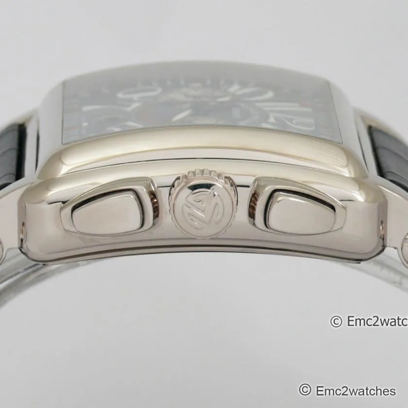 Franck Muller Conquistador Cortez 10000CC 41mm White gold Silvered grey 1