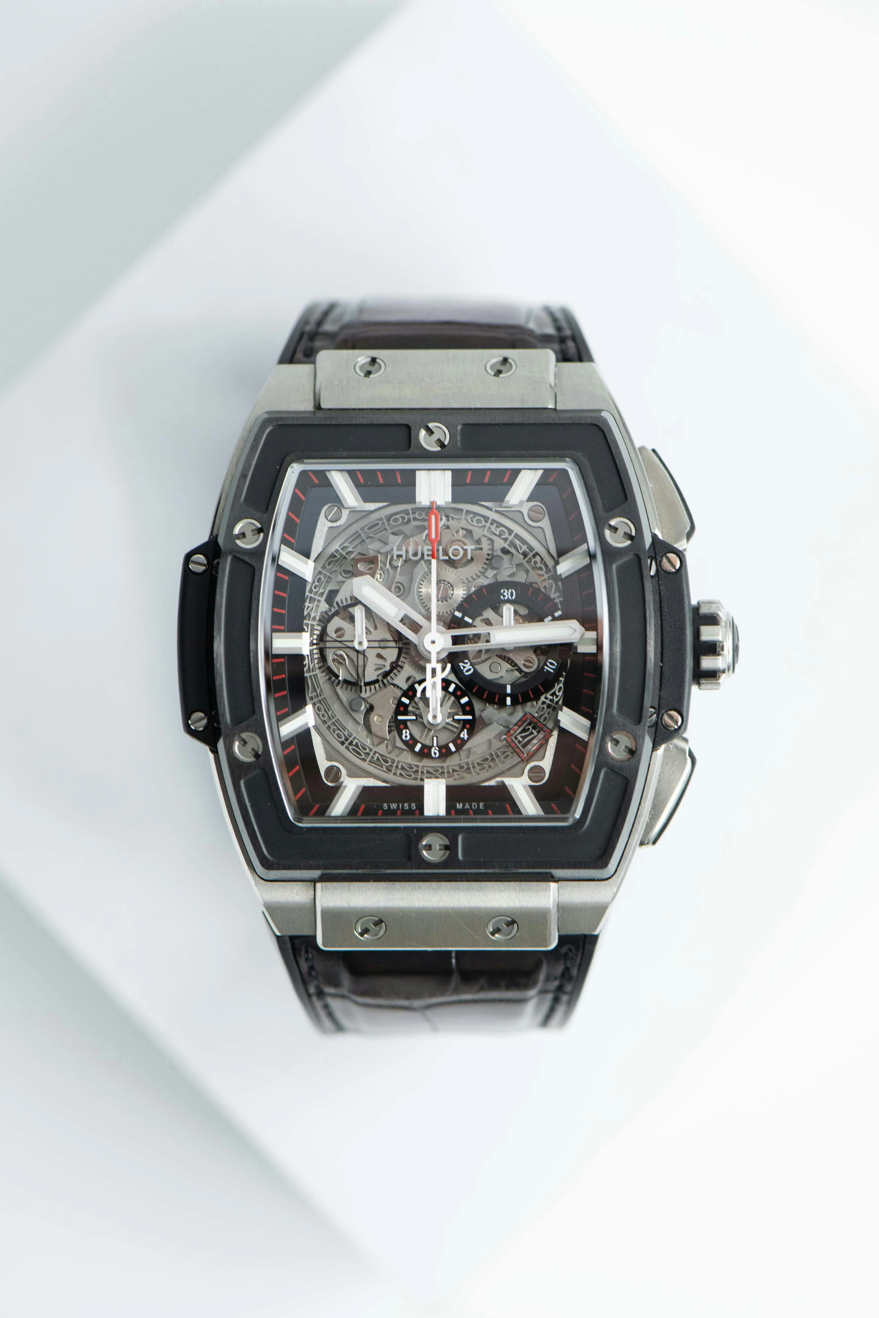 Hublot Spirit of Big Bang 601.NX.0173.LR 45mm Ceramic and Titanium Skeletonized