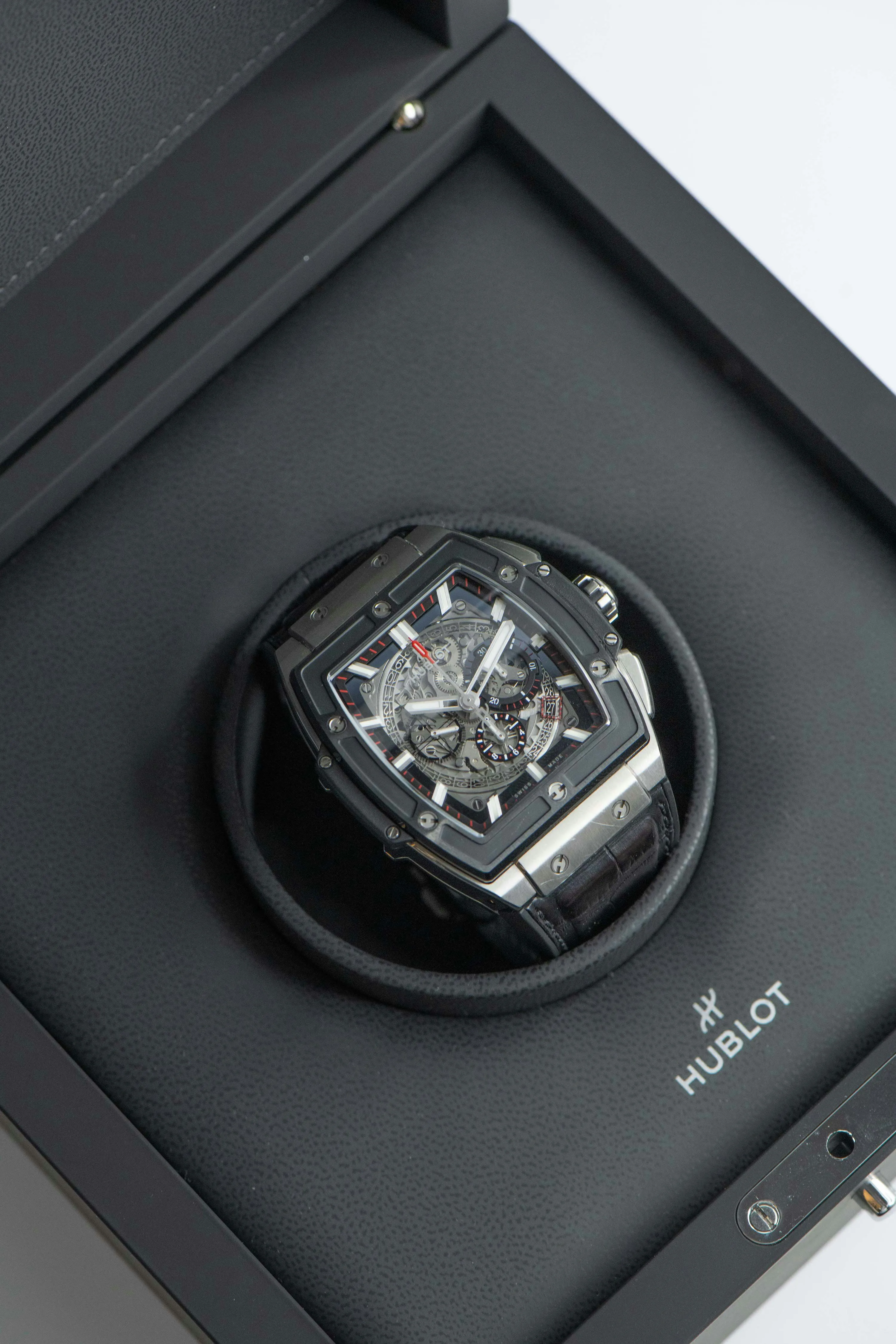 Hublot Spirit of Big Bang 601.NX.0173.LR 45mm Ceramic and Titanium Skeletonized 18