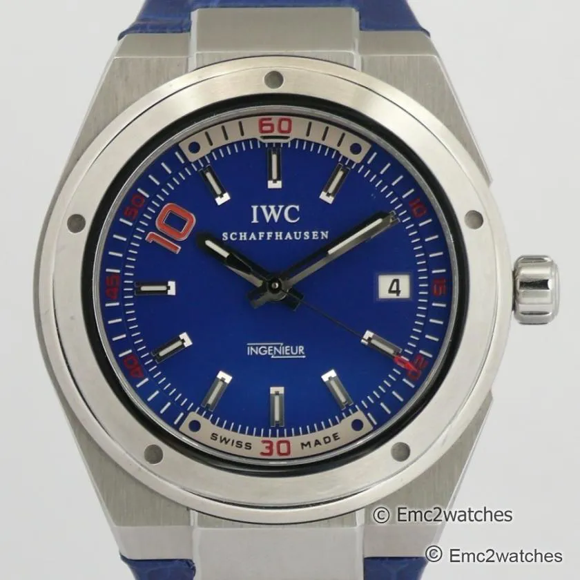 IWC Ingenieur 3234 44mm Stainless steel Blue