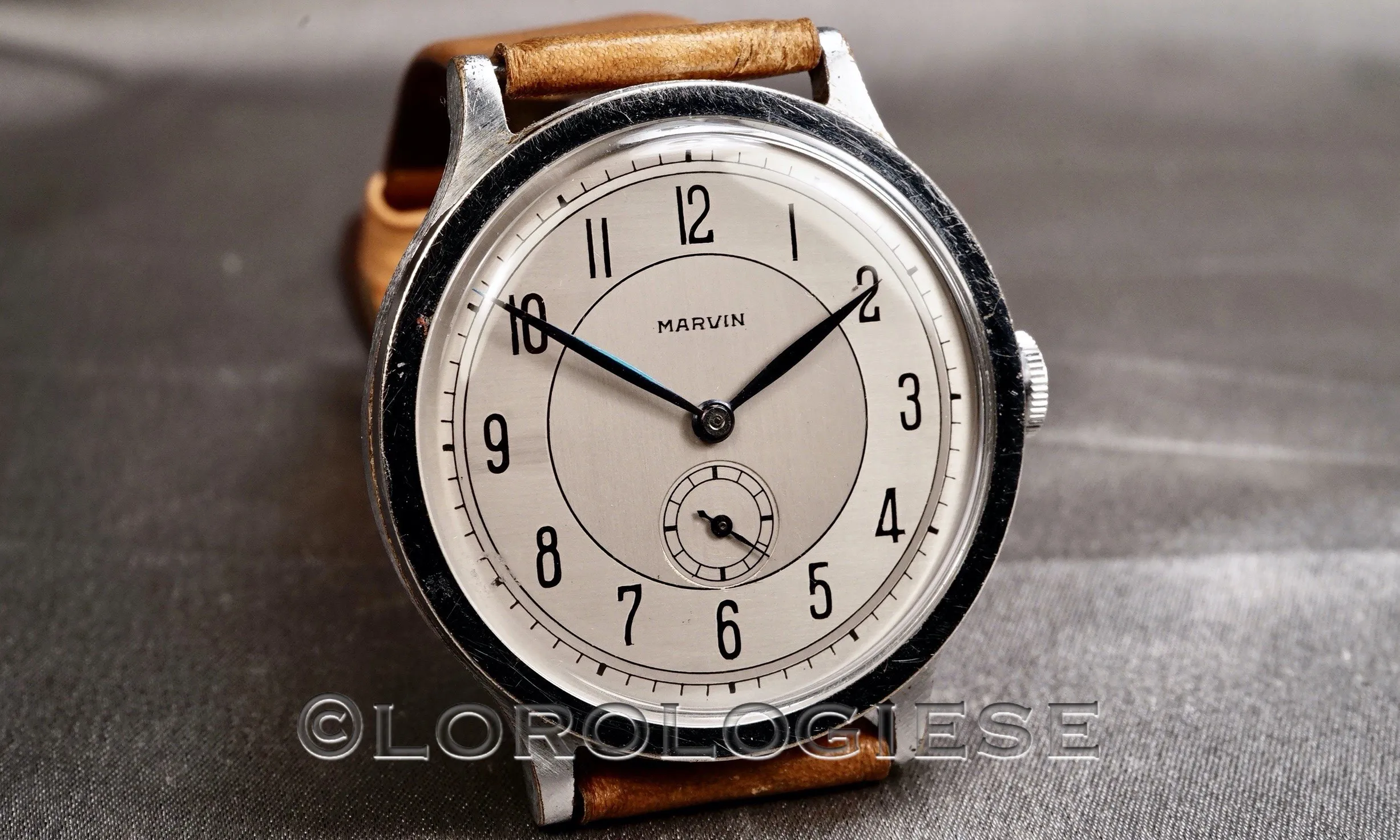 Marvin 40mm chromed Silver 9