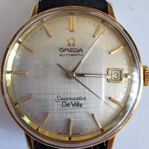 Omega Seamaster De Ville 136.020 34mm Yellow gold Silver