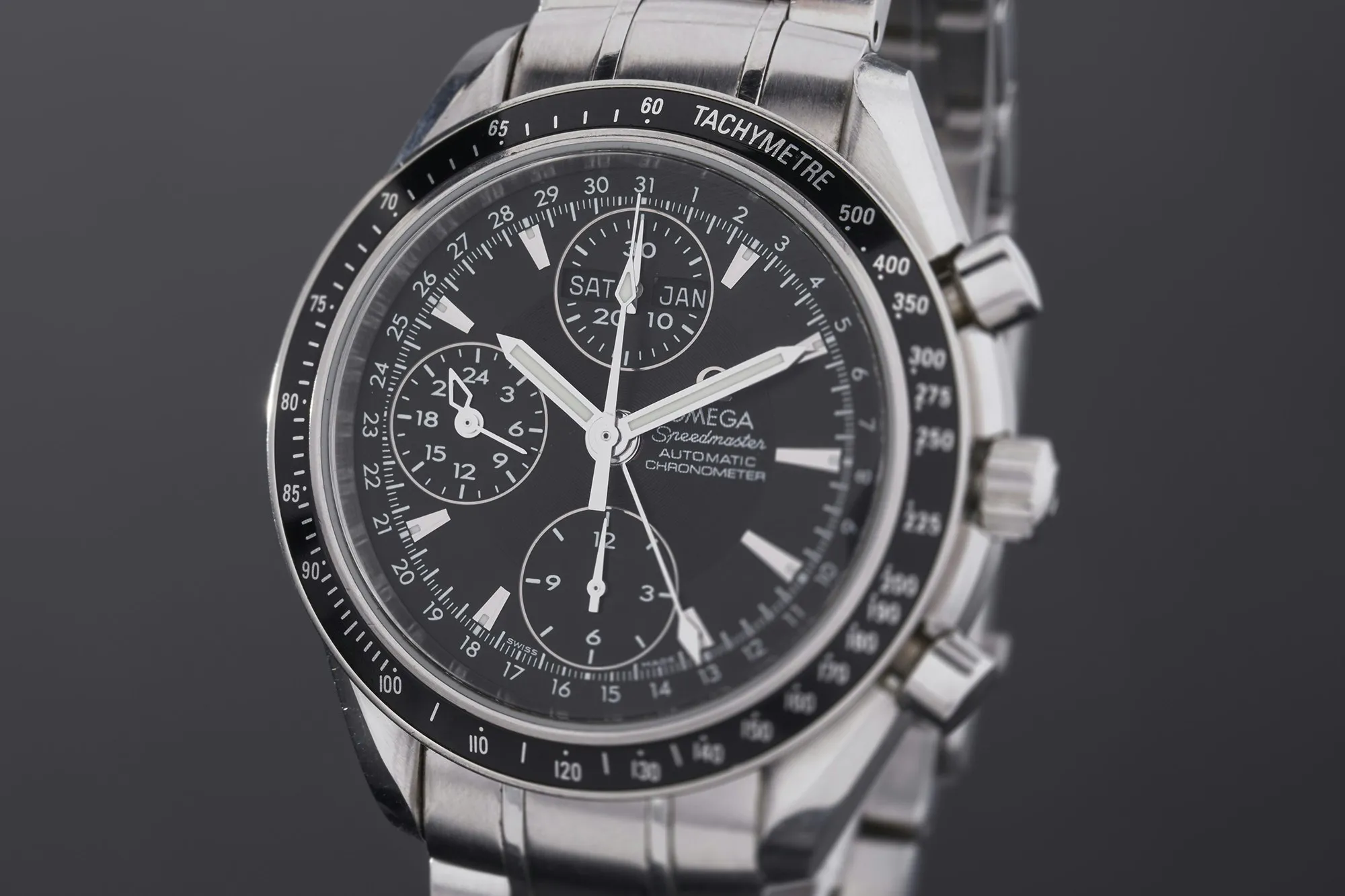 Omega Speedmaster Day Date 3220.50.00 40mm Stainless steel Black 19