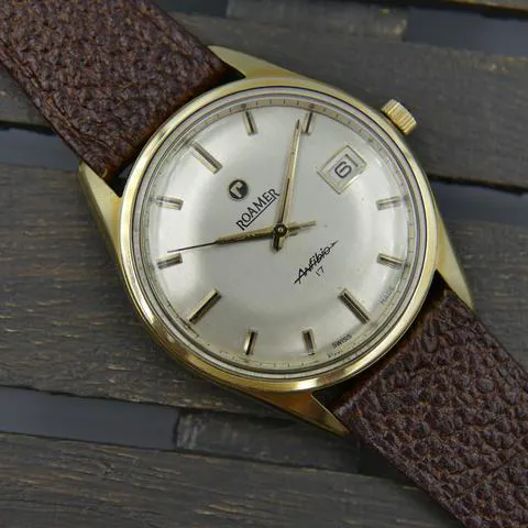 Roamer 34mm Yellow gold and Stainless steel Silver