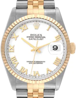 Rolex Datejust 36 16233 Stainless steel White