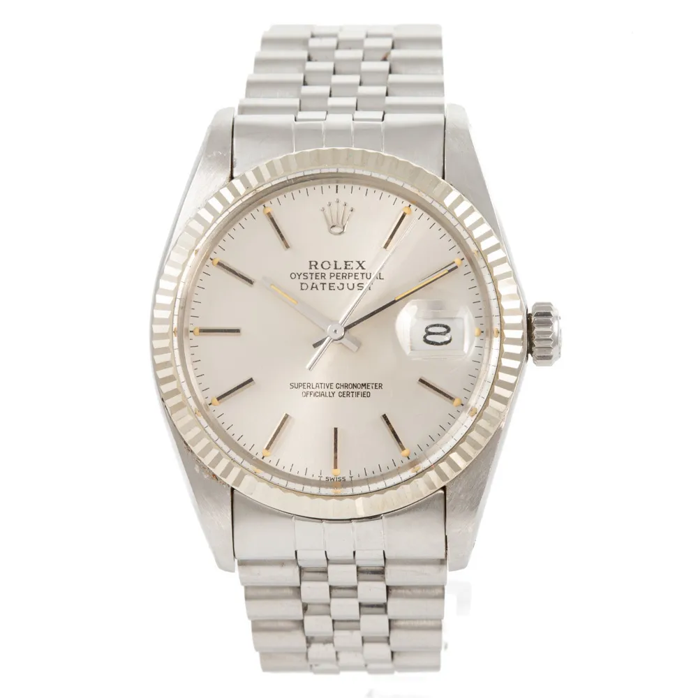 Rolex Datejust 36 16014 36mm White gold and stainless steel Silver