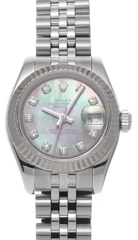 Rolex Lady-Datejust 179174NG 26mm Stainless steel Mother-of-pearl