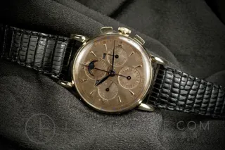 Universal Genève Compax 52216 Yellow gold Brown