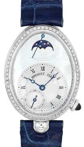 Breguet Reine de Naples 8908BB/52/864.D00D 36.5mm White gold White