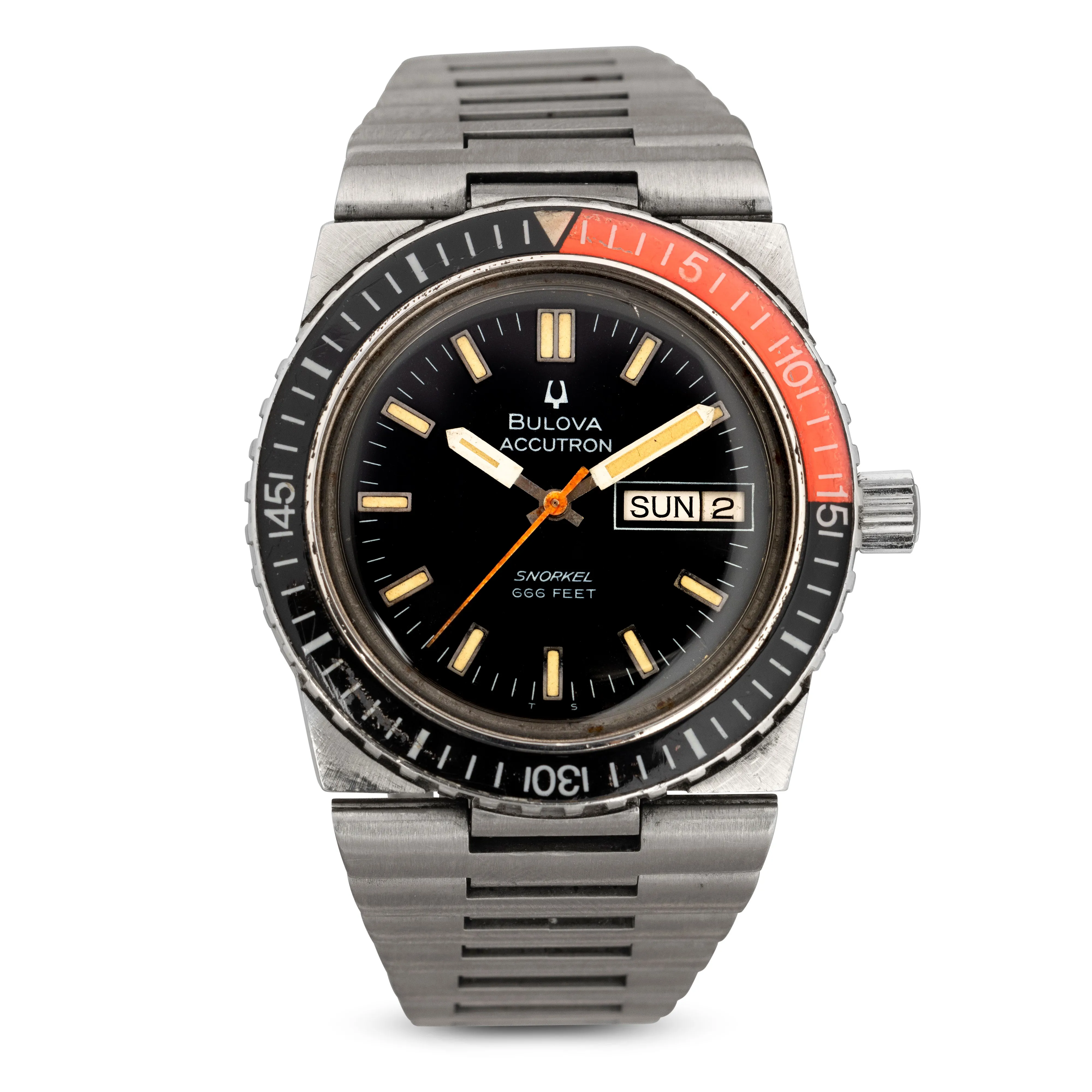 Bulova Accutron Snorkel 40mm Stainless steel Black