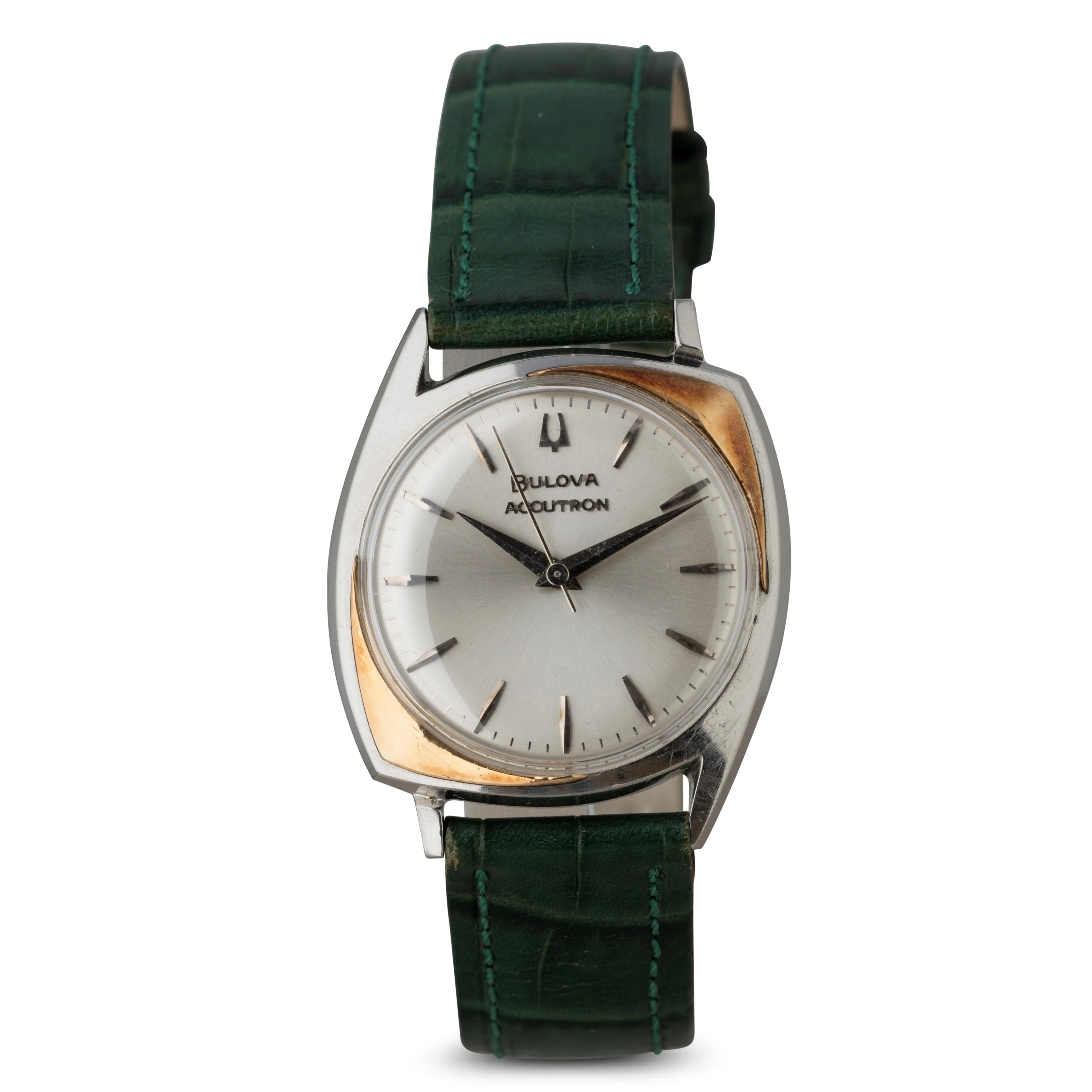 Bulova Accutron 33mm Stainless steel and Gold-plated Silver