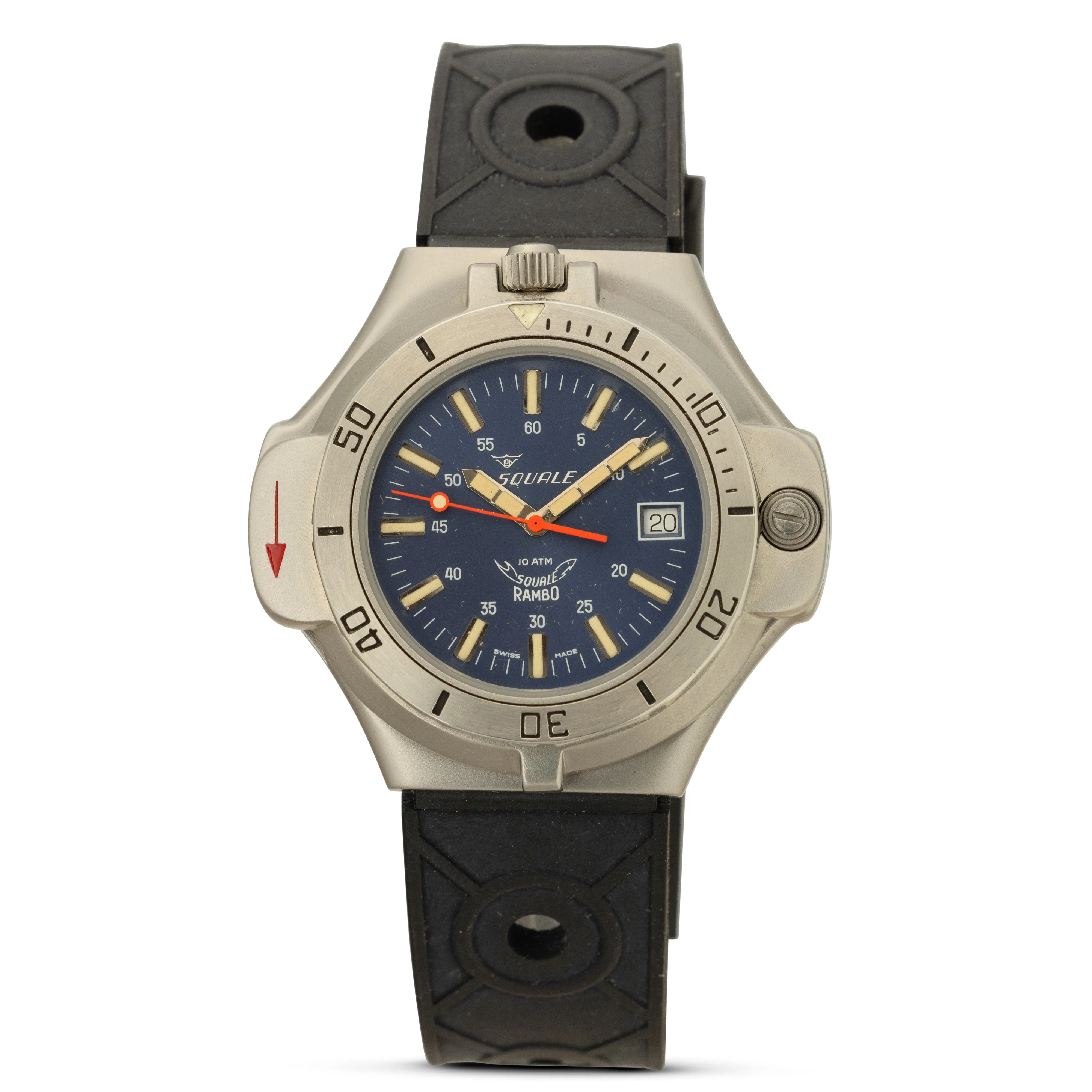 Squale Rambo 43mm Stainless steel Blue