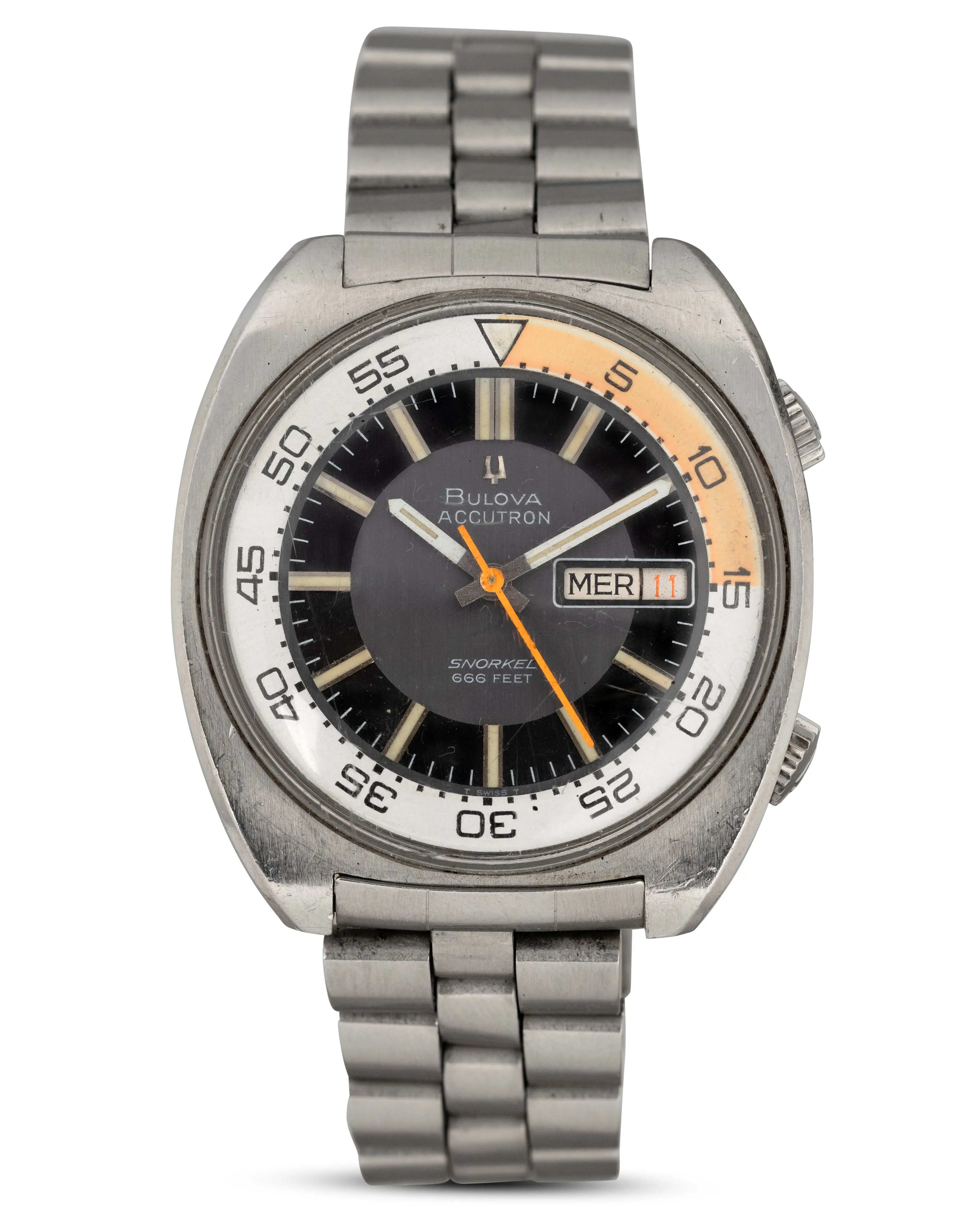 Bulova Accutron 45mm Stainless steel Two-tone