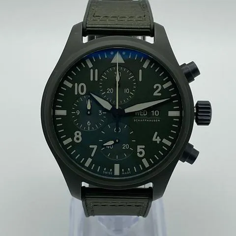 IWC Pilot Chronograph Top Gun IW389106 44.5mm Ceramic Green 3