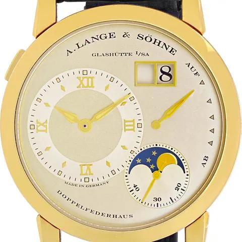 A. Lange & Söhne Lange 1 109.021 38mm Yellow gold Silver