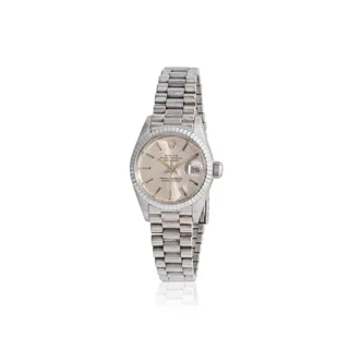 Rolex Datejust 6917 White gold Silver